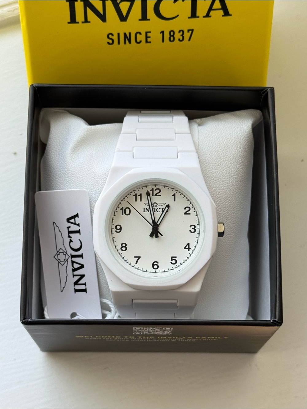 Invicta Celestial Sintix Unisex Watch - 40mm, White NWT